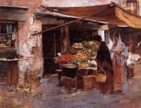 Frank Duveneck - Venetian Fruit Market